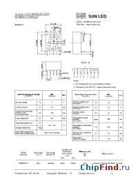 Datasheet XDMR13C manufacturer SunLED