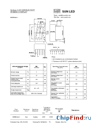 Datasheet XDMR14A-1 manufacturer SunLED