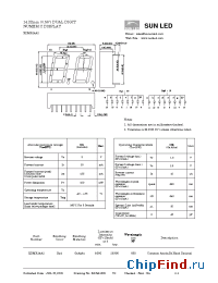 Datasheet XDMR14A2 manufacturer SunLED