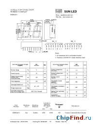 Datasheet XDMR14C2 manufacturer SunLED