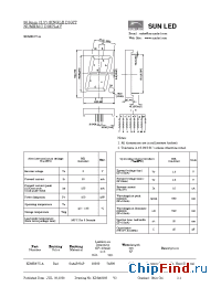 Datasheet XDMR57C-A manufacturer SunLED
