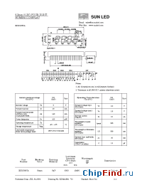 Datasheet XDUG06C4 manufacturer SunLED