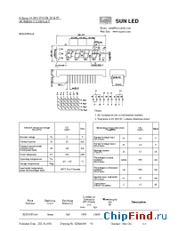 Datasheet XDUG06C4-A manufacturer SunLED