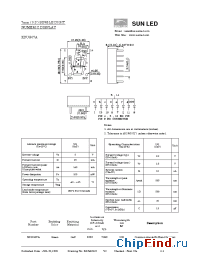 Datasheet XDUG07A manufacturer SunLED