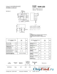 Datasheet XDUG08A-A manufacturer SunLED