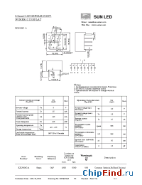 Datasheet XDUG08C-A производства SunLED