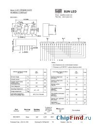 Datasheet XDUG09C3 manufacturer SunLED