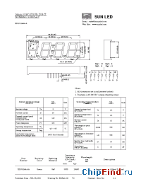 Datasheet XDUG14A4-A manufacturer SunLED
