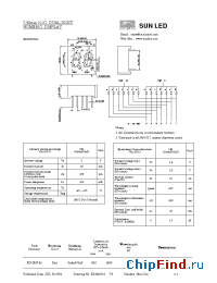 Datasheet XDUR07A2 manufacturer SunLED