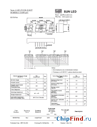 Datasheet XDUR07A4 manufacturer SunLED