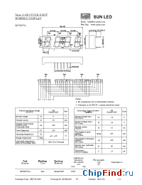 Datasheet XDUR07C4 manufacturer SunLED