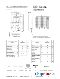 Datasheet XDUR127C-A manufacturer SunLED