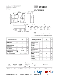 Datasheet XDUR14A2 manufacturer SunLED