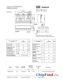 Datasheet XDUR14A3-A manufacturer SunLED