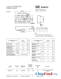 Datasheet XDUR14C3 manufacturer SunLED