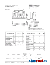 Datasheet XDUR14C3-A manufacturer SunLED