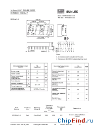 Datasheet XDUR14C3-B manufacturer SunLED