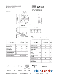 Datasheet XDUR20C-1 manufacturer SunLED