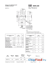 Datasheet XDUR57C-A manufacturer SunLED