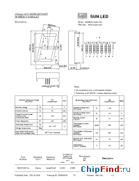 Datasheet XDUY100C-A manufacturer SunLED