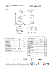 Datasheet XDUY10C manufacturer SunLED