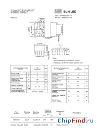 Datasheet XDUY12C manufacturer SunLED