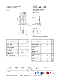 Datasheet XDUY14C-1 manufacturer SunLED