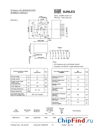 Datasheet XDUY20C-1 manufacturer SunLED