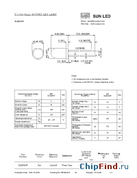 Datasheet XLME64W manufacturer SunLED