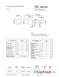 Datasheet XLUR54D manufacturer SunLED