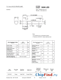 Datasheet XLUS34D manufacturer SunLED