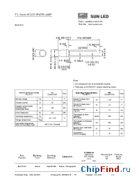 Datasheet XLUY32C manufacturer SunLED