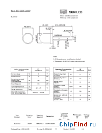 Datasheet XLUY81D manufacturer SunLED