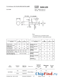 Datasheet XLUYR58M manufacturer SunLED