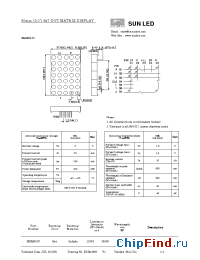Datasheet XMMR50C manufacturer SunLED