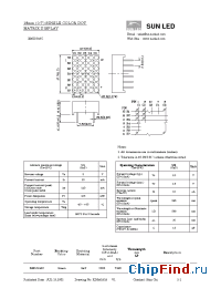 Datasheet XMUG18C manufacturer SunLED