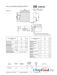 Datasheet XMUG38C8 manufacturer SunLED