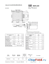Datasheet XMUG60C8 manufacturer SunLED