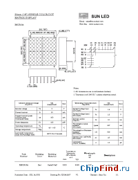 Datasheet XMUR20A manufacturer SunLED