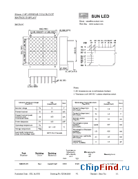 Datasheet XMUR20C manufacturer SunLED