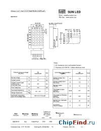 Datasheet XMUR30C manufacturer SunLED
