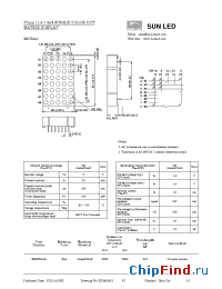Datasheet XMUR41A manufacturer SunLED