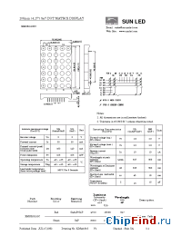 Datasheet XMURG100C manufacturer SunLED