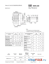 Datasheet XMURG30A-1B manufacturer SunLED