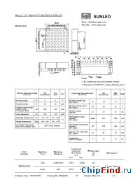 Datasheet XMURG38C8 manufacturer SunLED