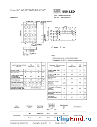 Datasheet XMURG50A manufacturer SunLED