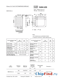 Datasheet XMURG50A-1A manufacturer SunLED