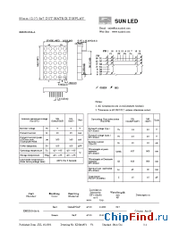 Datasheet XMURG50A-A manufacturer SunLED