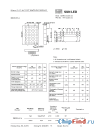 Datasheet XMURG50C-A manufacturer SunLED