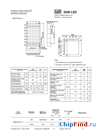 Datasheet XMURG60A-1A manufacturer SunLED
